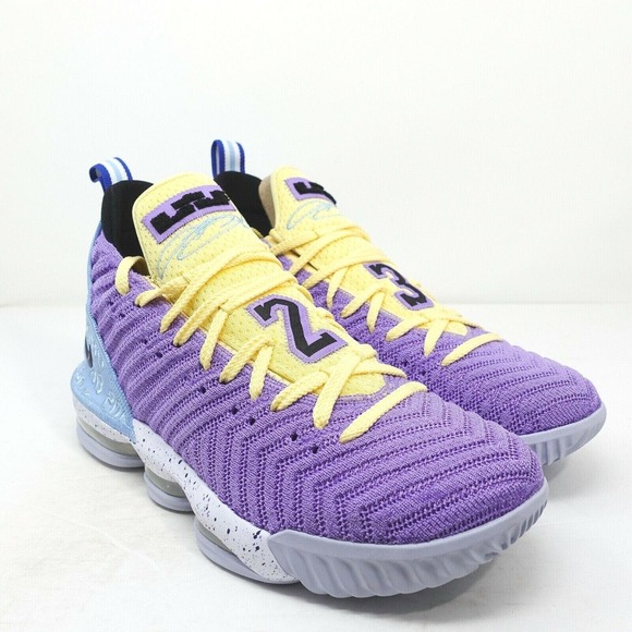 Nike Lebron XVI 16 Lakers Heritage Atomic Violet CK4765-500 Mens Size 12 main image 4